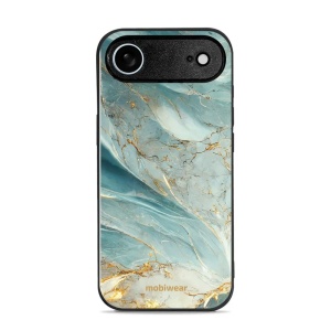 Lesklý kryt Mobiwear Glossy - Apple iPhone Air - G022G Zelenkavý a zlatavý mramor