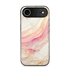 Lesklý kryt Mobiwear Glossy - Apple iPhone Air - G027G - Růžový a zlatavý mramor