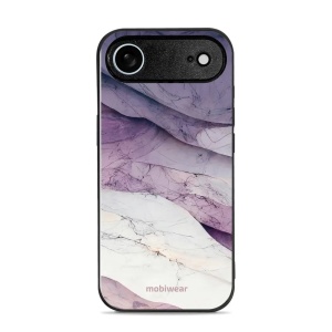 Lesklý kryt Mobiwear Glossy - Apple iPhone Air - G028G - Bílý a fialový mramor