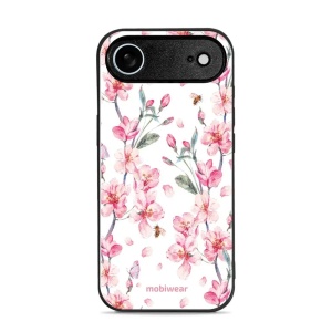 Lesklý kryt Mobiwear Glossy - Apple iPhone Air - G033G - Růžové květy