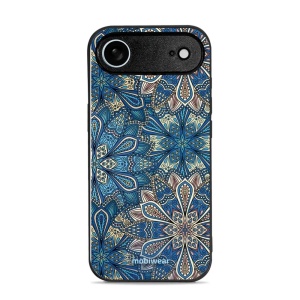 Lesklý kryt Mobiwear Glossy - Apple iPhone Air - G038G - Modré mandala květy