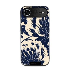 Lesklý kryt Mobiwear Glossy - Apple iPhone Air - GA40G Modré a béžové květy