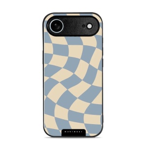 Lesklý kryt Mobiwear Glossy - Apple iPhone Air - GA59G Modrá a béžová šachovnice