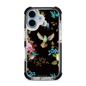Odolný obal Mobiwear MagSafe Elite Bumper - Apple iPhone 17 - D007D Ptáček a květy