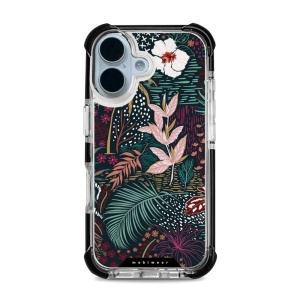 Odolný obal Mobiwear MagSafe Elite Bumper - Apple iPhone 17 - D008D Temná flóra
