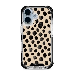 Odolný obal Mobiwear MagSafe Elite Bumper - Apple iPhone 17 - DA50D Černé puntíky
