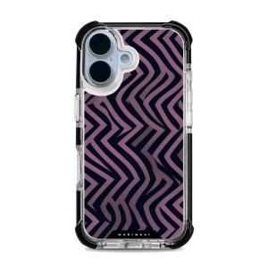 Odolný obal Mobiwear MagSafe Elite Bumper - Apple iPhone 17 - DA55D Fialové klikyháky