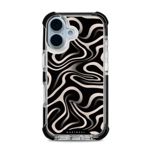 Odolný obal Mobiwear MagSafe Elite Bumper - Apple iPhone 17 - DA63D Vlnky a linky