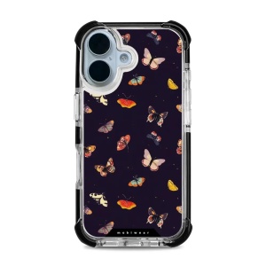 Odolný obal Mobiwear MagSafe Elite Bumper - Apple iPhone 17 - DP78D Barevní motýlci