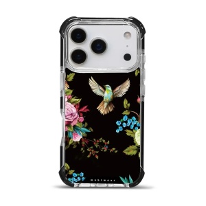 Odolný obal Mobiwear MagSafe Elite Bumper - Apple iPhone 17 Pro - D007D Ptáček a květy