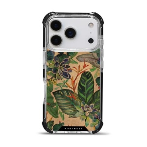 Odolný obal Mobiwear MagSafe Elite Bumper - Apple iPhone 17 Pro - D013D Sukulenty
