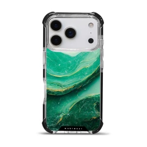 Odolný obal Mobiwear MagSafe Elite Bumper - Apple iPhone 17 Pro - D017D Zelený mramor