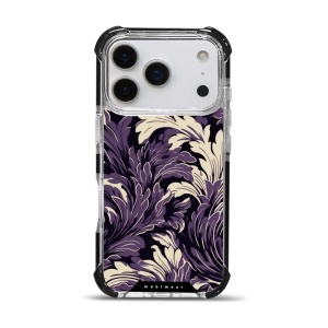 Odolný obal Mobiwear MagSafe Elite Bumper - Apple iPhone 17 Pro - DA46D Fialové rostliny