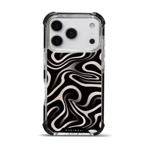 Odolný obal Mobiwear MagSafe Elite Bumper - Apple iPhone 17 Pro - DA63D Vlnky a linky