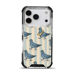 Odolný obal Mobiwear MagSafe Elite Bumper - Apple iPhone 17 Pro - DP91D Holubi