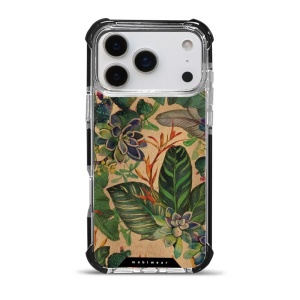 Odolný obal Mobiwear MagSafe Elite Bumper - Apple iPhone 17 Pro Max - D013D Sukulenty