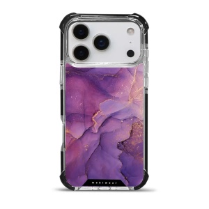 Odolný obal Mobiwear MagSafe Elite Bumper - Apple iPhone 17 Pro Max - D020D Fialový mramor