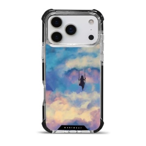 Odolný obal Mobiwear MagSafe Elite Bumper - Apple iPhone 17 Pro Max - D021D Dívka na houpačce v oblacích