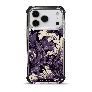 Odolný obal Mobiwear MagSafe Elite Bumper - Apple iPhone 17 Pro Max - DA46D Fialové rostliny