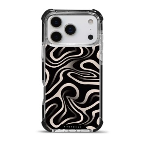 Odolný obal Mobiwear MagSafe Elite Bumper - Apple iPhone 17 Pro Max - DA63D Vlnky a linky
