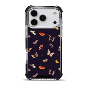 Odolný obal Mobiwear MagSafe Elite Bumper - Apple iPhone 17 Pro Max - DP78D Barevní motýlci
