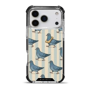 Odolný obal Mobiwear MagSafe Elite Bumper - Apple iPhone 17 Pro Max - DP91D Holubi