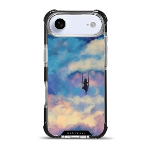 Odolný obal Mobiwear MagSafe Elite Bumper - Apple iPhone Air - D021D Dívka na houpačce v oblacích