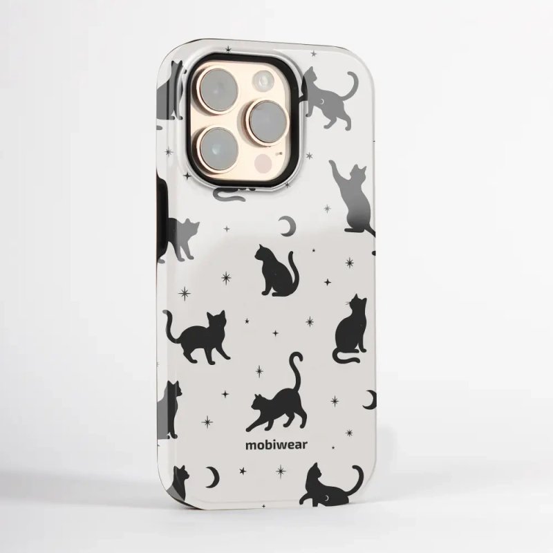 Odolný obal Mobiwear Elite Pro - Samsung Galaxy Z Flip 7 FE - E162E Noční kočičky