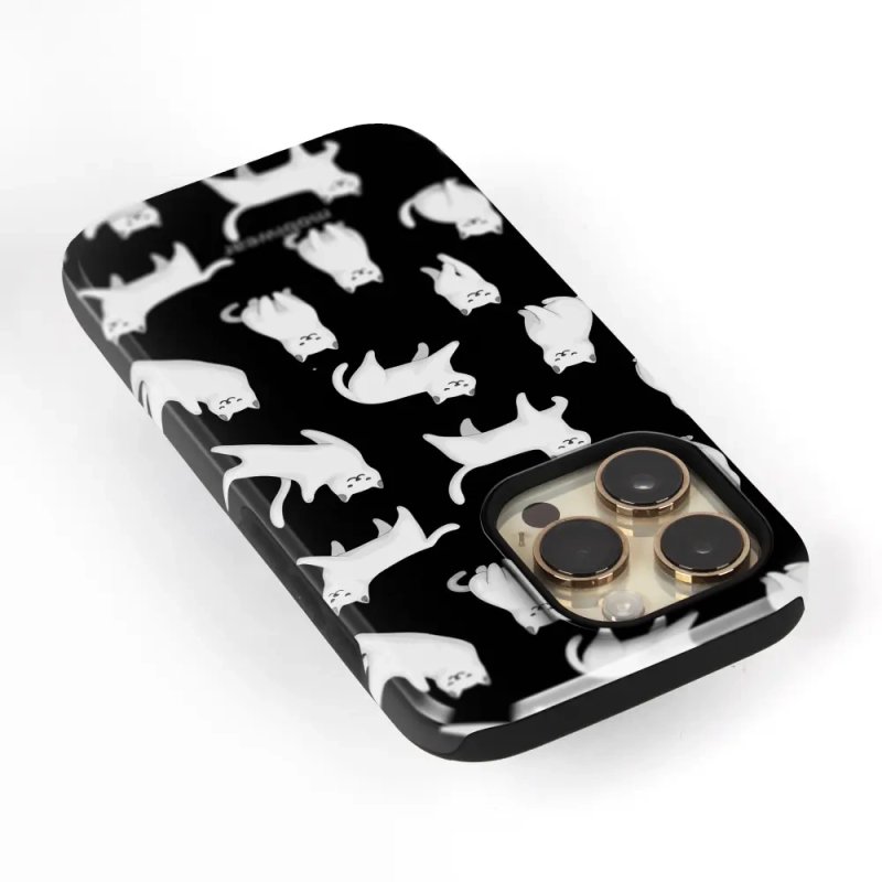 Odolný obal Mobiwear Elite Pro - Samsung Galaxy Z Flip 7 FE - E163E Bílé kočičky