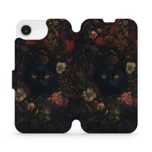 Flipové pouzdro Mobiwear - Apple iPhone 16e / iPhone 17e - V161S Temné kočky