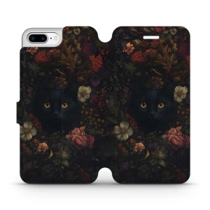 Flipové pouzdro Mobiwear - Apple iPhone 7 Plus / 8 Plus - V161S Temné kočky