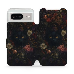 Flipové pouzdro Mobiwear - Google Pixel 8 - V161S Temné kočky