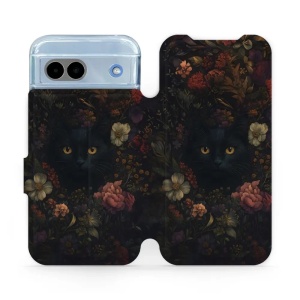 Flipové pouzdro Mobiwear - Google Pixel 8A - V161S Temné kočky