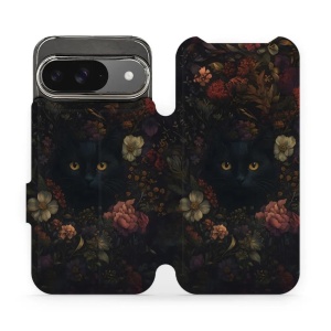 Flipové pouzdro Mobiwear - Google Pixel 9 - V161S Temné kočky