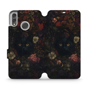 Flipové pouzdro Mobiwear - Honor 8X - V161S Temné kočky