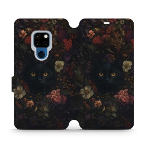 Flipové pouzdro Mobiwear - Huawei Mate 20 - V161S Temné kočky