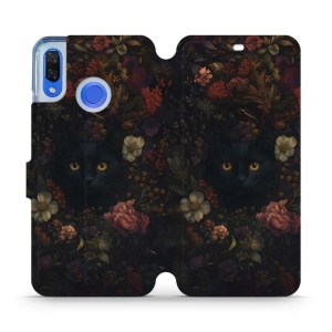 Flipové pouzdro Mobiwear - Huawei Nova 3 - V161S Temné kočky