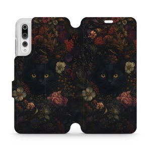 Flipové pouzdro Mobiwear - Huawei P20 Pro - V161S Temné kočky