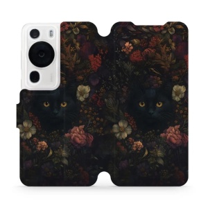Flipové pouzdro Mobiwear - Huawei P60 Pro - V161S Temné kočky