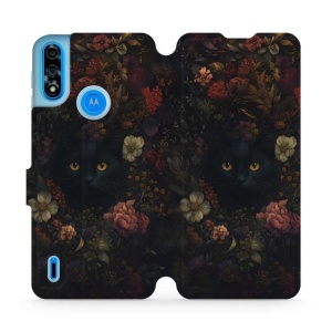 Flipové pouzdro Mobiwear - Motorola Moto E7 Power - V161S Temné kočky