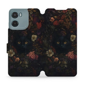 Flipové pouzdro Mobiwear - Motorola Moto G05 - V161S Temné kočky