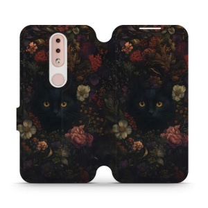 Flipové pouzdro Mobiwear - Nokia 4.2 - V161S Temné kočky