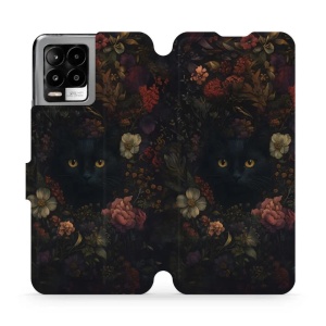 Flipové pouzdro Mobiwear - Realme 8 - V161S Temné kočky