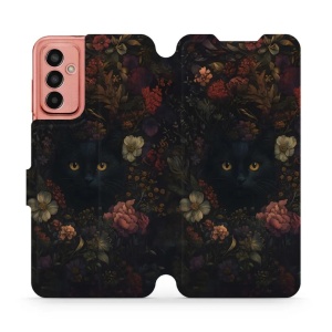 Flipové pouzdro Mobiwear - Samsung Galaxy M13 - V161S Temné kočky
