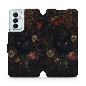 Flipové pouzdro Mobiwear - Samsung Galaxy M23 5G - V161S Temné kočky