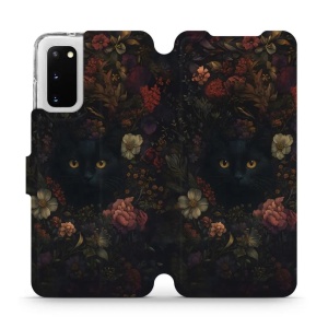 Flipové pouzdro Mobiwear - Samsung Galaxy S20 - V161S Temné kočky