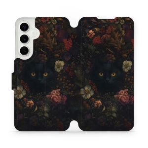 Flipové pouzdro Mobiwear - Samsung Galaxy S24 Plus - V161S Temné kočky