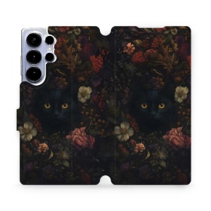 Flipové pouzdro Mobiwear - Samsung Galaxy S25 Ultra - V161S Temné kočky