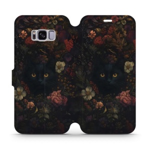 Flipové pouzdro Mobiwear - Samsung Galaxy S8 Plus - V161S Temné kočky