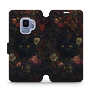 Flipové pouzdro Mobiwear - Samsung Galaxy S9 - V161S Temné kočky